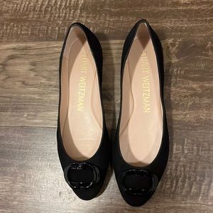 New STUART WEITZMAN Adeliza Tonal Black Suede